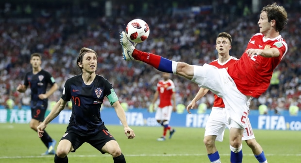 Букмекер дает кэф 2,8 на победу сборной России над Хорватией в дебютном матче Карпина
