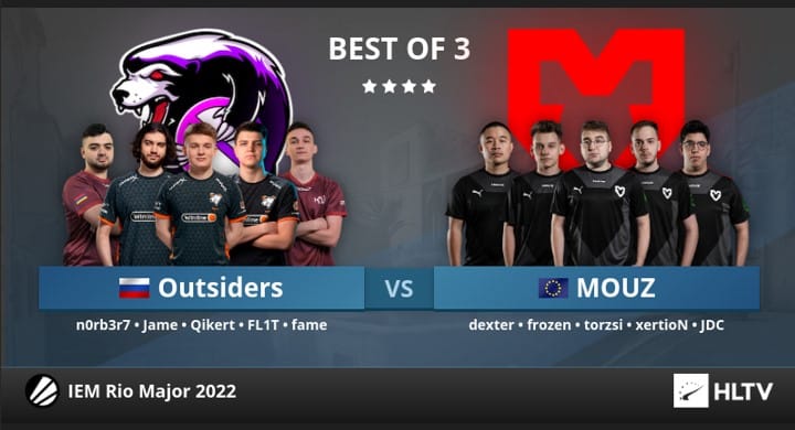 Outsiders — MOUZ прогноз и ставка на матч 12 ноября от Романа Титова