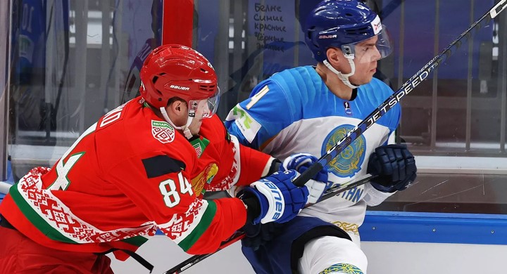 Сборная Казахстана по хоккею проиграла первый матч на кубке Первого канала