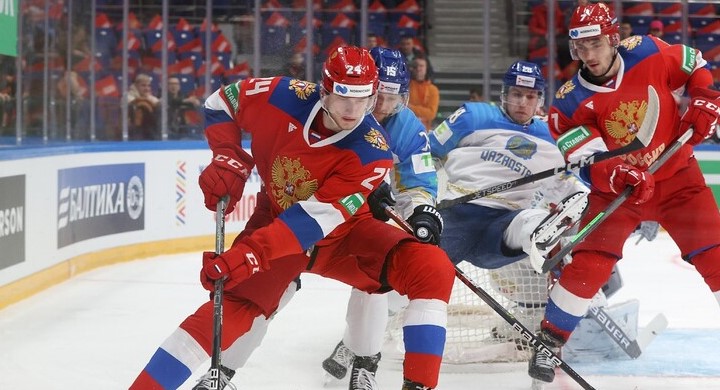 Сборная Казахстана по хоккею пропустила 6 шайб от России на Кубке Первого канала