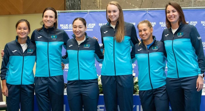 Женская сборная Казахстана по теннису стартует на Кубке Билли Джин Кинг